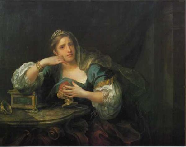 William Hogarth Sigismunda Mourning over the Heart of Guiscardo oil painting image